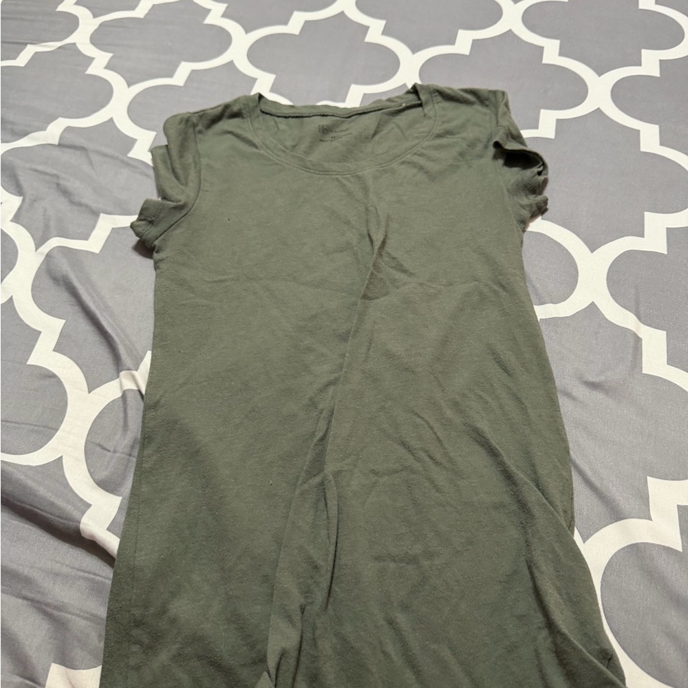 No Boundaries Olive Short Sleeve Tee
